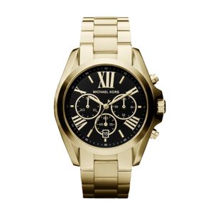 Michael Kors MK5739 Horloge Bradshaw staal goudkleurig-zwart 43 mm