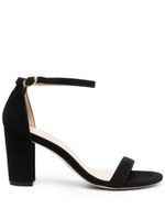 Stuart Weitzman sandales à talon épais - Noir