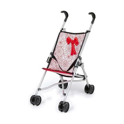 Poppenwagen Reig Paraplu Wit Rood Prinses