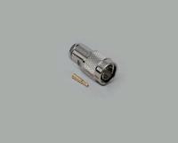 BKL Electronic 0405182 0405182 TNC-connector Stekker, recht 50 Ω 1 stuk(s)