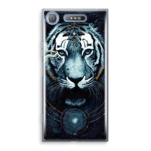 Darkness Tiger: Sony Xperia XZ1 Transparant Hoesje