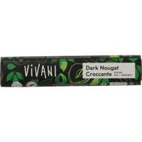 Vivani Chocolate To Go dark nougat croccante vegan bio