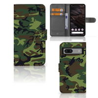 Google Pixel 7A Telefoon Hoesje Army Dark