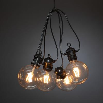 Konstsmide globe verlengingssysteem amber 10 lamps