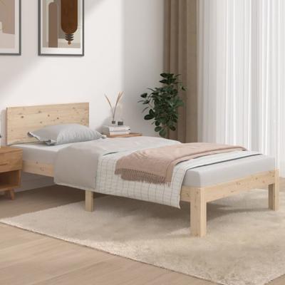 Bedframe massief hout 90x190 cm