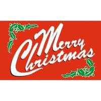 Vlag Merry Christmas 90 x 150 cm - thumbnail