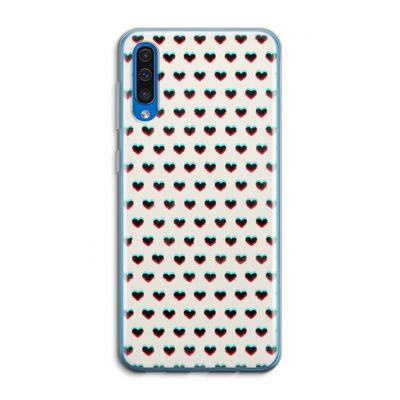Hartjes: Samsung Galaxy A50 Transparant Hoesje