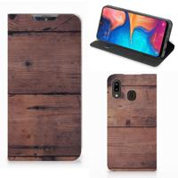 Samsung Galaxy A30 Book | Wallet Case | Old Wood
