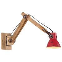 VidaXL Wandlamp 25 w e27 96x15x20 cm verweerd rood