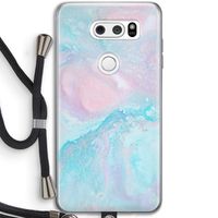 Fantasie pastel: LG V30 Transparant Hoesje met koord