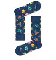 Happy Socks - Blauwe sokken met insecten Katoen Unisex