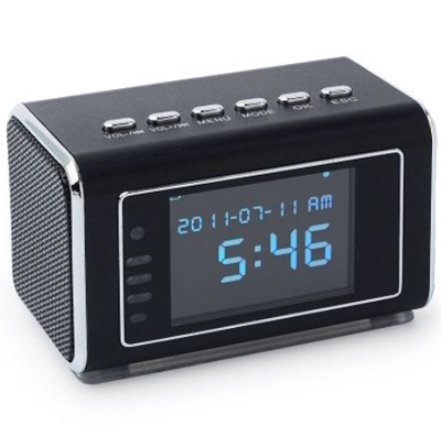 Telefoon Speaker Camera - Compacte Opname Speaker met Onzichtbaar Nachtzicht en Automatische Overschrijfmodus