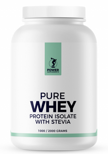 Stevia Whey Protein Isolate 1000g - Bos-aardbei - Stevia