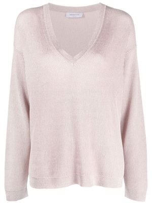 Fabiana Filippi pull à paillettes - Rose