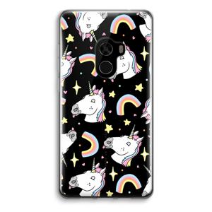 Rainbow Unicorn: Xiaomi Mi Mix 2 Transparant Hoesje