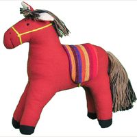 Paard met Zadel Paard met Zadel