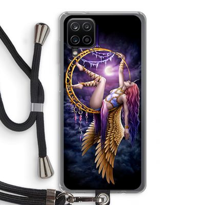 Aerial Angel: Samsung Galaxy A12 Transparant Hoesje met koord