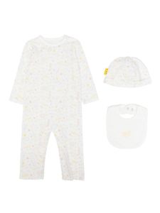 Off-White Kids trousseau de naissance à imprimé - Blanc