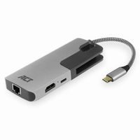 ACT AC7042 USB C 4K Multiport Dock met HDMI | USB-A | Lan | USB-C PD