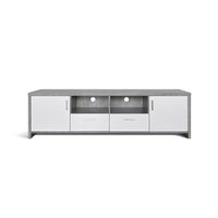 TV-meubel Abel Beton-Wit 2 180 cm TV-meubel Abel Beton-Wit 2 180 cm