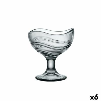 Glas voor ijs en milkshakes Bormioli Rocco Acapulco Transparant Glas (330 ml) (6 Stuks)