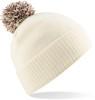 Beechfield CB450 Snowstar® Beanie - Off White/Mocha - One Size