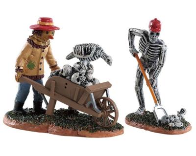 Ghoulish gardeners set of 2 - Lemax
