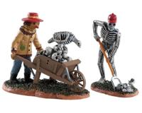 Ghoulish gardeners set of 2 - Lemax