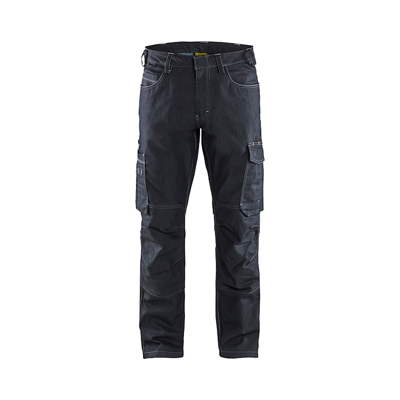 Blåkläder Service werkbroek denim stretch 14391141 | Marineblauw | Maat 56 - 7330509652114