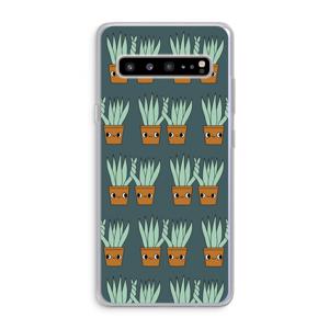 Sansevieria: Samsung Galaxy S10 5G Transparant Hoesje