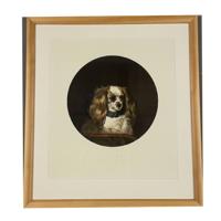Schilderij met Lijst Hond