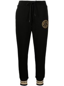 Versace Jeans Couture pantalon de jogging à logo brodé - Noir