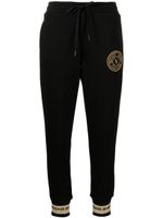 Versace Jeans Couture pantalon de jogging à logo brodé - Noir