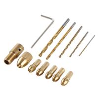WLXY WL-DIY001 Mini DIY Brass elektrische boor Chucks boor Bits Set