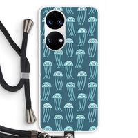 Kwallie: Huawei P50 Transparant Hoesje met koord Kwallie: Huawei P50 Transparant Hoesje met koord