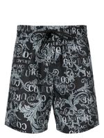 Versace Jeans Couture short de bain à imprimé baroque - Noir