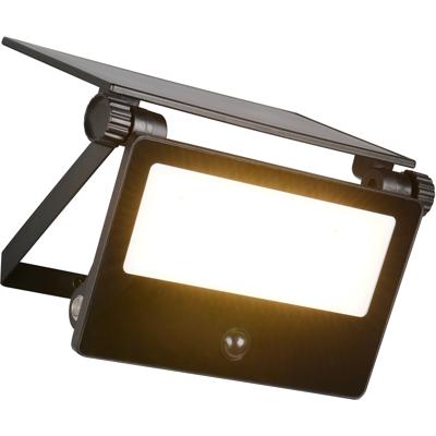 LED Tuinverlichting - Trion Ciro - Wandlamp Buitenlamp - 1 Lichtpunt van 18 Watt - Aanpasbare Lichtkleur - Bewegingssensor - Aanraakfunctie - IP54 - Mat Zwart - Aluminium