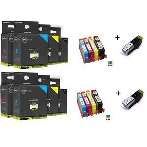 Inktmedia® - Geschikt HP 364XL AANBIEDING SET XL serie MET CHIP 10x