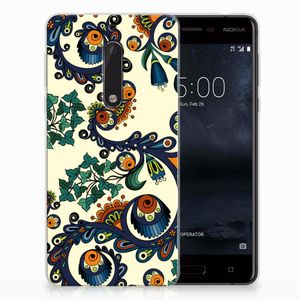 Siliconen Hoesje Nokia 5 Barok Flower