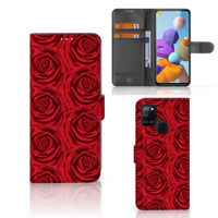 Samsung Galaxy A21s Hoesje Red Roses - thumbnail