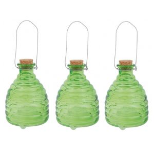 3x Wespenvanger groen 14 cm