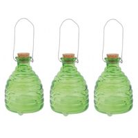 3x Wespenvanger groen 14 cm