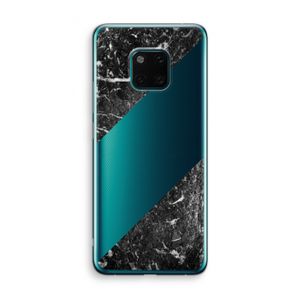 Zwart marmer: Huawei Mate 20 Pro Transparant Hoesje
