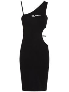 Karl Lagerfeld Jeans cut-out tank minidress - Noir