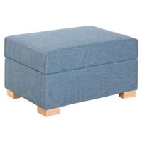 Voetensteun Home ESPRIT Blauw Stads 70 X 50 X 40 CM