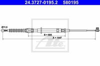 Ate Handremkabel 24.3727-0195.2 - thumbnail