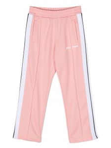 Palm Angels Kids pantalon de jogging à rayures latérales - Rose