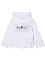 MM6 Maison Margiela Kids hoodie à logo imprimé - Blanc