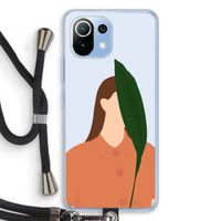 Leaf: Xiaomi Mi 11 Lite Transparant Hoesje met koord