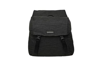 Newlooxs Joli dubbele fietstas - mik adapter - waterafstotend - nomi black